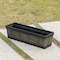 Gardenised Outdoor and Indoor Rectangle Trough Plastic Planter Box, Vegetables or Flower Planting Pot QI004121.L - alternate 5